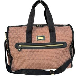 Betsy Johnson Quilted Travel Baby Duffle Bag